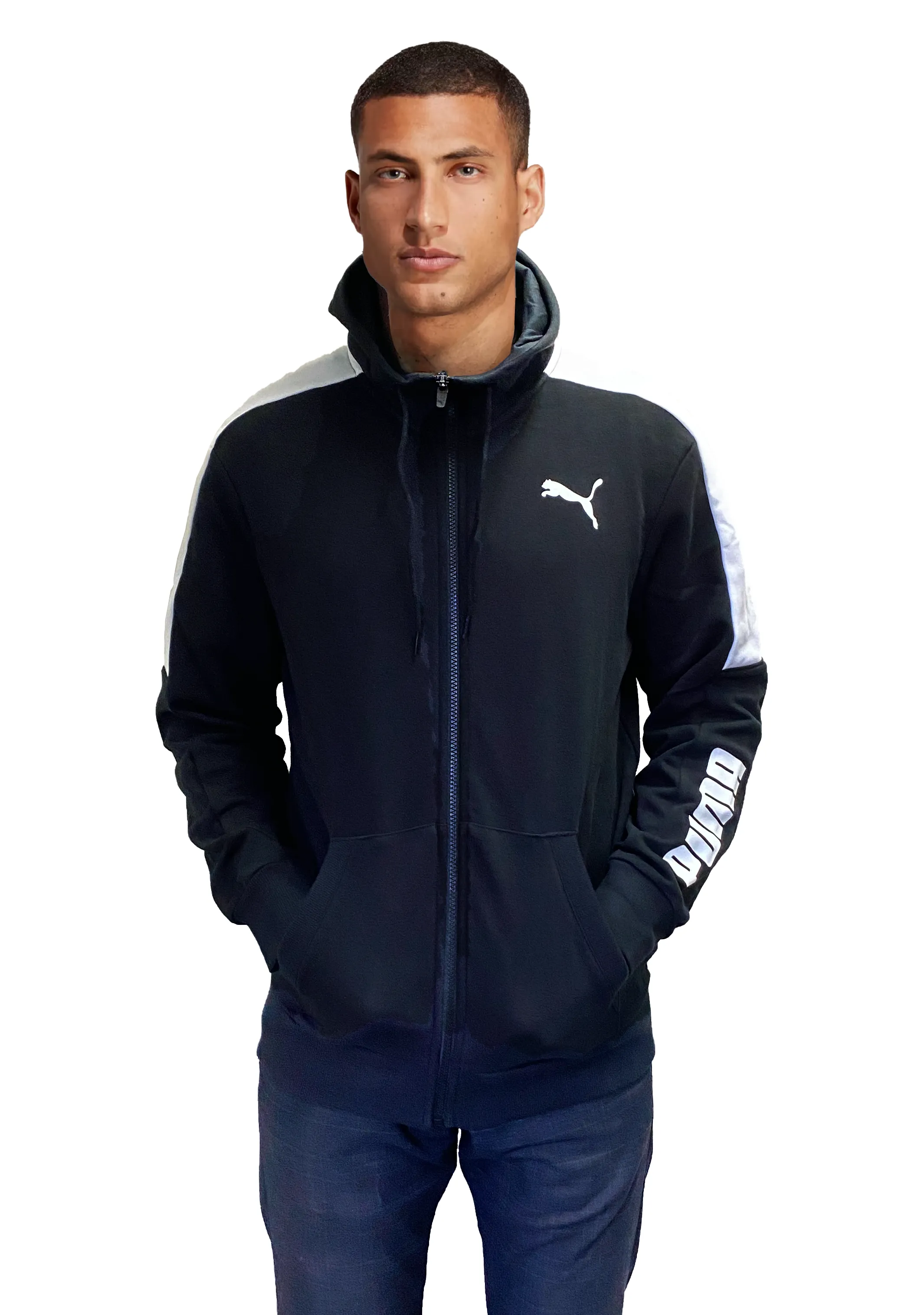 Puma Mens Modern Sports Full Zip Hoodie <br> 589480 01