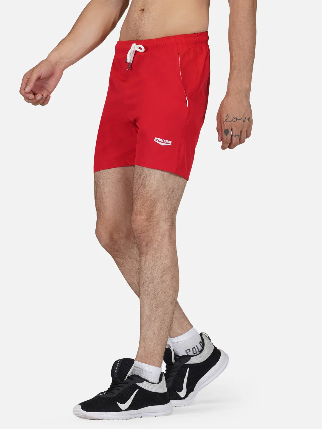 Shorts Sportswear Apparel Men NS Lycra Red RWM1007