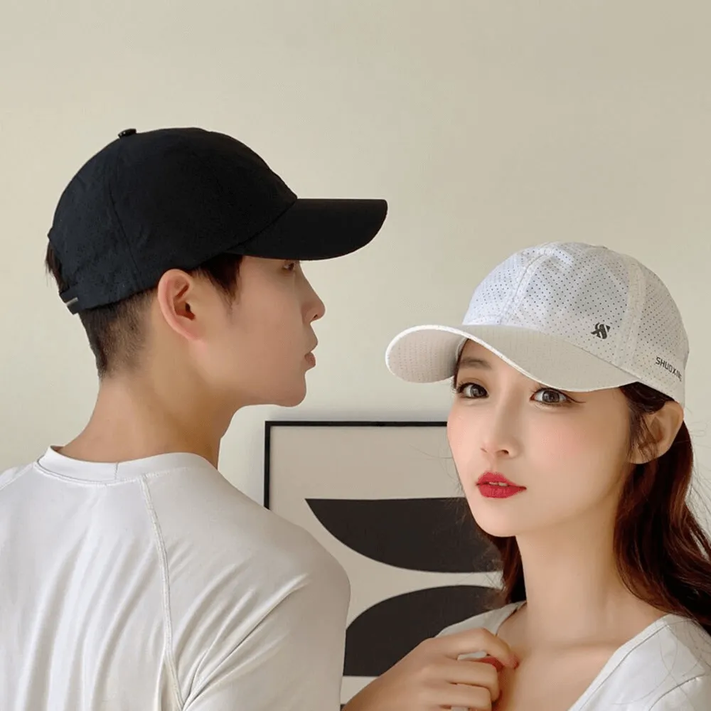 Solid Color Breathable Mesh Baseball Cap / Outdoor Sports Sun Visor - SF1371