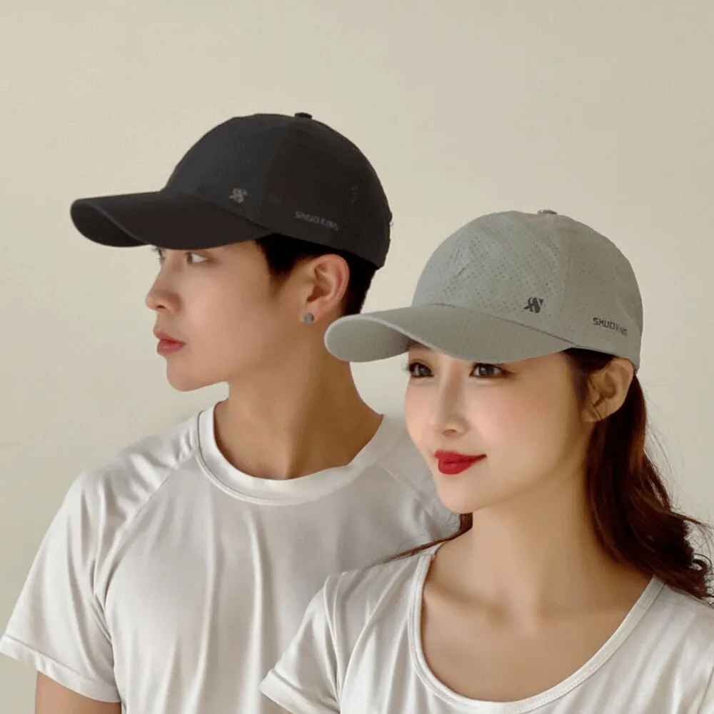 Solid Color Breathable Mesh Baseball Cap / Outdoor Sports Sun Visor - SF1371