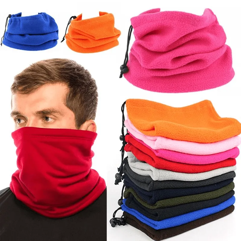 Sports Multi-function Drawcord Polar Fleece Neck Cover - SF0580