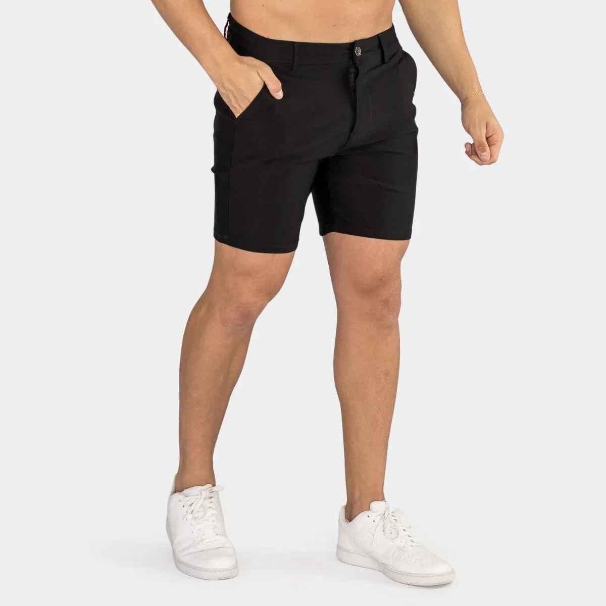 Ultra-Stretch 7" Chino Shorts - Black