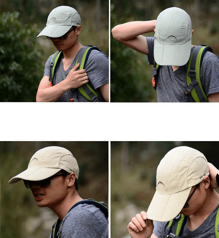 Unisex Foldable Waterproof Outdoor Sports Baseball Cap - SF0906