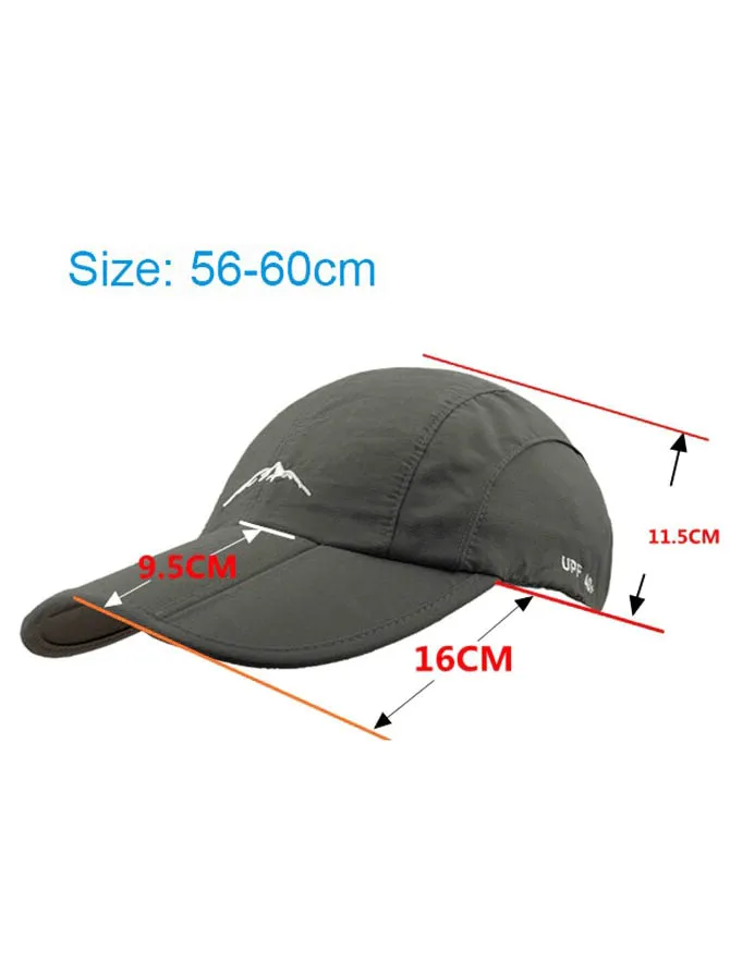 Unisex Foldable Waterproof Outdoor Sports Baseball Cap - SF0906