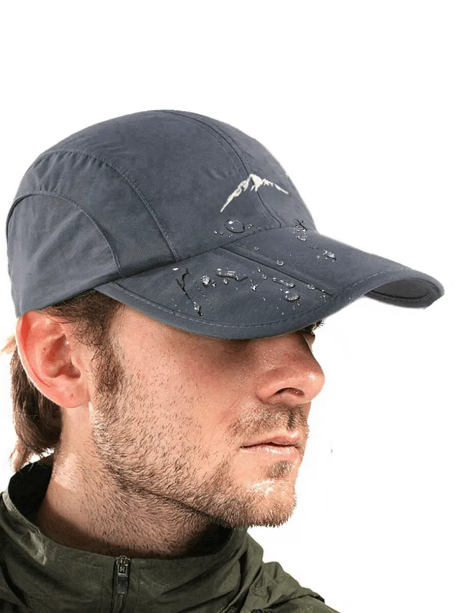 Unisex Foldable Waterproof Outdoor Sports Baseball Cap - SF0906