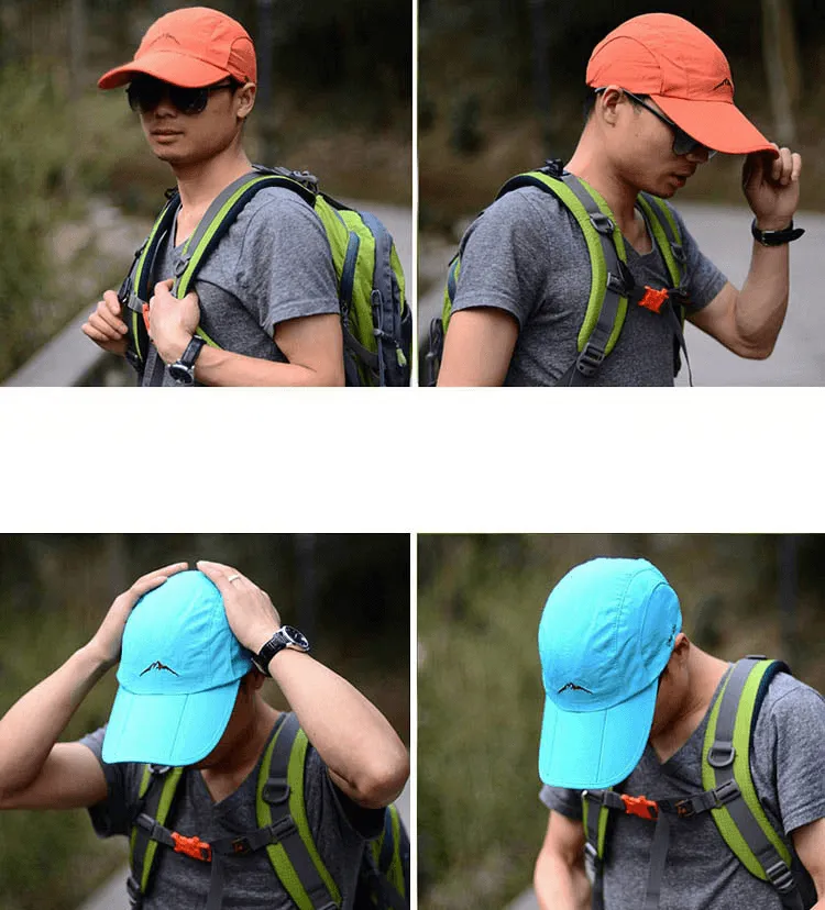 Unisex Foldable Waterproof Outdoor Sports Baseball Cap - SF0906