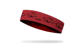 University of Arkansas: Logo Red Headband