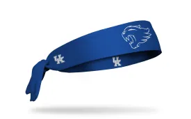 University of Kentucky: Wildcat Outline Royal Tie Headband