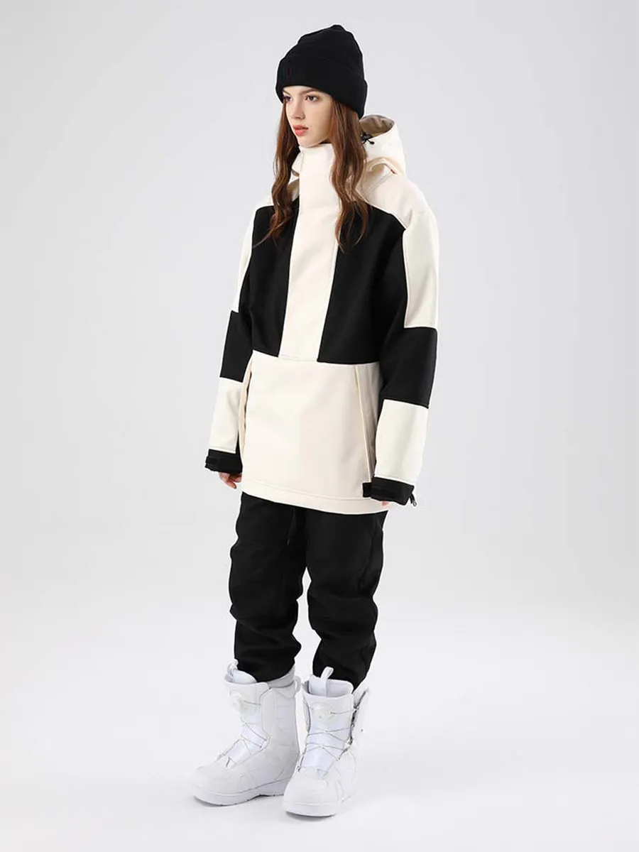 Women Hooded Ski Jacket & Jogger Pants Set