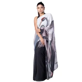 Women Isabella Blended Georgette Digital Printed Saree