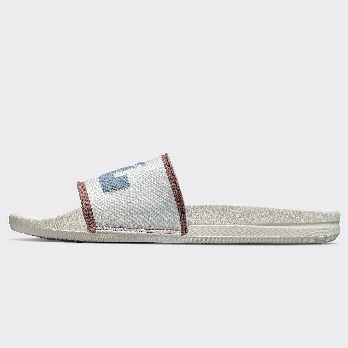 Women's Big Logo TechLoom Slide Ivory / Forged Blue / Beachwood